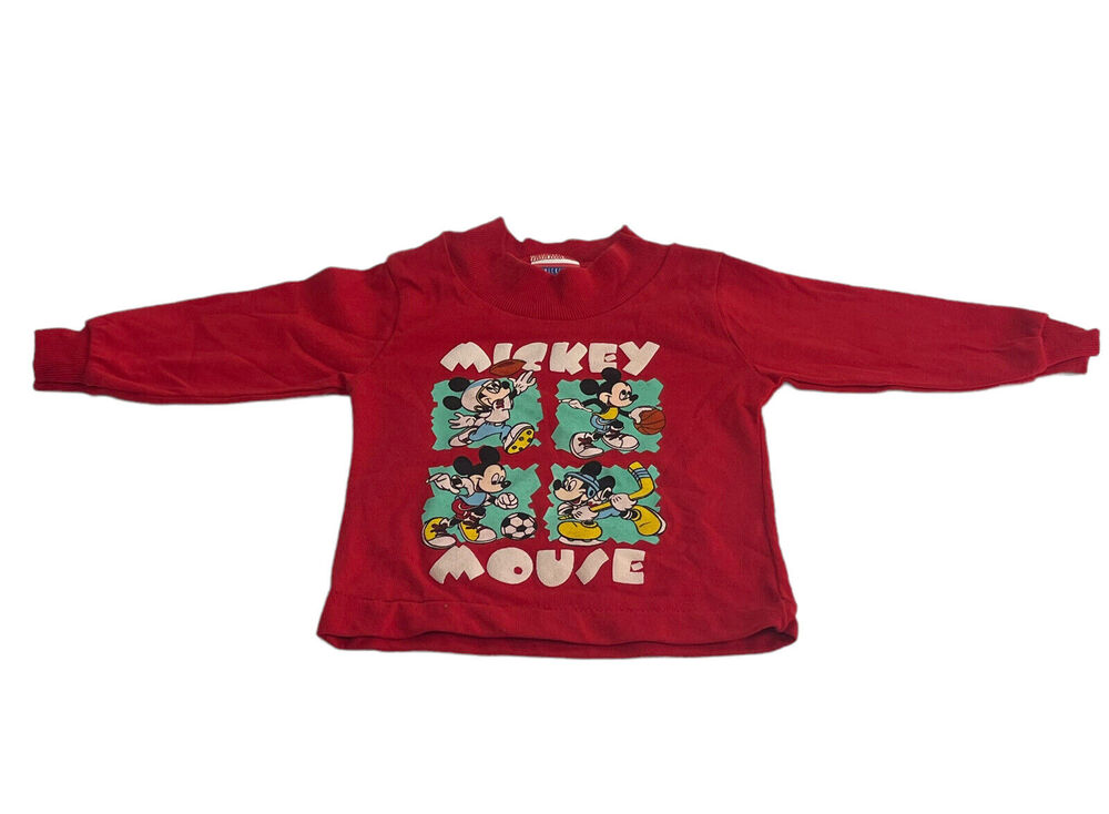 Vintage Disney Jog Togs Mickey Mouse T-Shirt Youth Size 9 Months